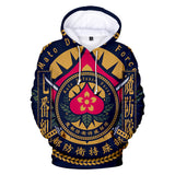 Mato Seihei No Slave Anti-Demon Corps Uniform Adult Cosplay Hoodie 3D Printed Hooded Pullover Sweatshirt