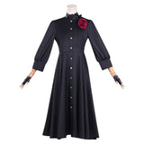 May I Ask for One Final Thing Scarlet El Vandimion Adult Female Black Dress Cosplay Costume Halloween Carnival Party Suit