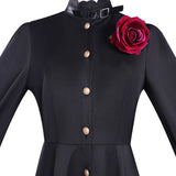 May I Ask for One Final Thing Scarlet El Vandimion Adult Female Black Dress Cosplay Costume Halloween Carnival Party Suit