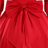 May I Ask for One Final Thing Scarlet El Vandimion Adult Female Red Evening Gown Halloween Cosplay Costume 