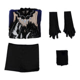 Medalist Hikaru Kamisaki Women Black Costume Cosplay Costume Halloween Carnival Party Suit