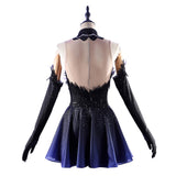 Medalist Hikaru Kamisaki Women Black Costume Cosplay Costume Halloween Carnival Party Suit
