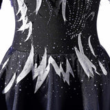 Medalist Hikaru Kamisaki Women Black Costume Cosplay Costume Halloween Carnival Party Suit
