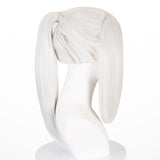 Mei Mei White Cosplay Wig Heat Resistant Synthetic Hair Pro Cosplay Carnival Halloween Party Props 