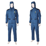 Mickey17 Costume Mickey Cosplay Blue Suit For Adult Man Halloween Carnival Suit