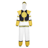 Mighty Morphin Power Rangers Yellow Soldier Cosplay Costume For Adult Man Halloween Carnival Party Suit