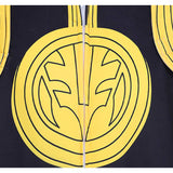 Mighty Morphin Power Rangers Yellow Soldier Cosplay Costume For Adult Man Halloween Carnival Party Suit
