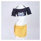 Mira Yellow Swimsuit Cosplay Costume Halloween Carnival Party Suit