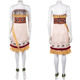Moana Live-action Moana Brown Outfit Cosplay Costume Halloween Carnival Party Suit