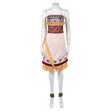 Moana Live-action Moana Brown Outfit Cosplay Costume Halloween Carnival Party Suit