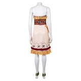 Moana Live-action Moana Brown Outfit Cosplay Costume Halloween Carnival Party Suit