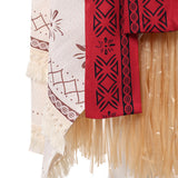 Moana Women Red Top With Grass Skirt Cosplay Costume Halloween Carnival Party Suit