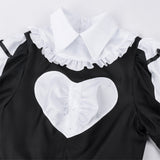Momono Playing Death Games to Put Food on the Table Cosplay JK Dress For Halloween Carnival Party Suit