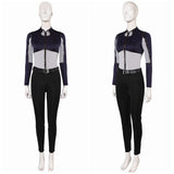 Monster Hunter Costume Hunter Cosplay Dark Purple For Adult Female Halloween Carnival Suit