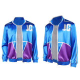 Mortal Kombat 2 Johnny Cage Blue Coat Cosplay Costume Halloween Carnival Party Suit
