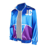 Mortal Kombat 2 Johnny Cage Blue Coat Cosplay Costume Halloween Carnival Party Suit