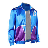 Mortal Kombat 2 Johnny Cage Blue Coat Cosplay Costume Halloween Carnival Party Suit