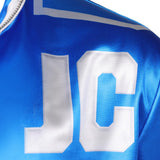 Mortal Kombat 2 Johnny Cage Blue Coat Cosplay Costume Halloween Carnival Party Suit