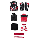 Mortal Kombat 2 Kenshi Takahashi Red Outfit Cosplay Costume Halloween Carnival Party Suit