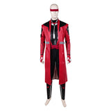 Mortal Kombat 2 Kenshi Takahashi Red Outfit Cosplay Costume Halloween Carnival Party Suit