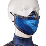 Mortal Kombat 2 Kitana Blue Outfit Cosplay Costume Halloween Carnival Party Suit