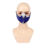 Mortal Kombat 2 Kitana Cosplay Mask Halloween Carnival Costume Accessories  