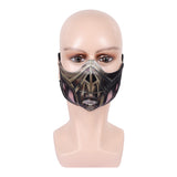 Mortal Kombat 2 Scorpion Mask Cosplay Latex Masks Helmet Masquerade Halloween Party Costume Props
