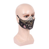 Mortal Kombat 2 Scorpion Mask Cosplay Latex Masks Helmet Masquerade Halloween Party Costume Props