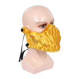 Mortal Kombat 2 Scorpion Yellow Mask Cosplay Latex Masks Helmet Masquerade Halloween Party Costume Props