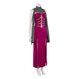 Mortal Kombat 2 Sindel Purple Outfit Cosplay Costume Halloween Carnival Party Suit