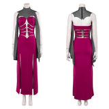 Mortal Kombat 2 Sindel Purple Outfit Cosplay Costume Halloween Carnival Party Suit