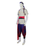Mortal Kombat Fire God Liu Kang Grey Outfit Cosplay Costume Halloween Carnival Party Suit