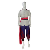Mortal Kombat Fire God Liu Kang Grey Outfit Cosplay Costume Halloween Carnival Party Suit