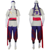 Mortal Kombat Fire God Liu Kang Grey Outfit Cosplay Costume Halloween Carnival Party Suit