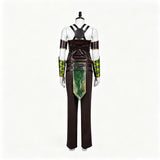 Mortal Kombat Jade Green Outfit Cosplay Costume Halloween Carnival Party Suit