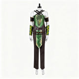 Mortal Kombat Jade Green Outfit Cosplay Costume Halloween Carnival Party Suit