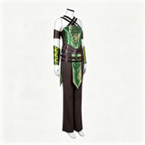 Mortal Kombat Jade Green Outfit Cosplay Costume Halloween Carnival Party Suit