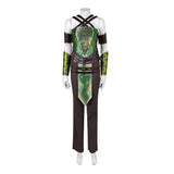Mortal Kombat Jade Green Outfit Women Pro Cosplay Costume Halloween Carnival Party Suit