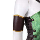 Mortal Kombat Jade Green Outfit Women Pro Cosplay Costume Halloween Carnival Party Suit