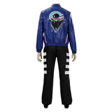 Mortal Kombat Johnny Cage Blue Costume Cosplay Costume Halloween Carnival Party Suit