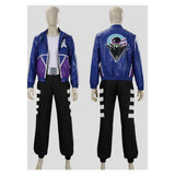 Mortal Kombat Johnny Cage Blue Costume Cosplay Costume Halloween Carnival Party Suit