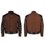 Mortal Kombat Johnny Cage Brown Coat Cosplay Costume Halloween Carnival Party Suit