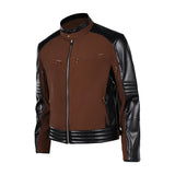 Mortal Kombat Johnny Cage Brown Coat Cosplay Costume Halloween Carnival Party Suit