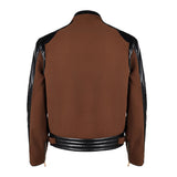 Mortal Kombat Johnny Cage Brown Coat Cosplay Costume Halloween Carnival Party Suit