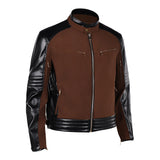 Mortal Kombat Johnny Cage Brown Coat Cosplay Costume Halloween Carnival Party Suit