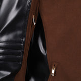 Mortal Kombat Johnny Cage Brown Coat Cosplay Costume Halloween Carnival Party Suit