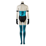 Mortal Kombat KITANA Blue Outfit Cosplay Costume Halloween Carnival Party Suit