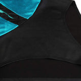 Mortal Kombat KITANA Blue Outfit Cosplay Costume Halloween Carnival Party Suit