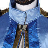 Mortal Kombat Kitana New Blue Outfit Cosplay Costume Halloween Carnival Suit