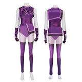 Mortal Kombat Mileena Purple Bodysuit Cosplay Costume Halloween Carnival Party Suit